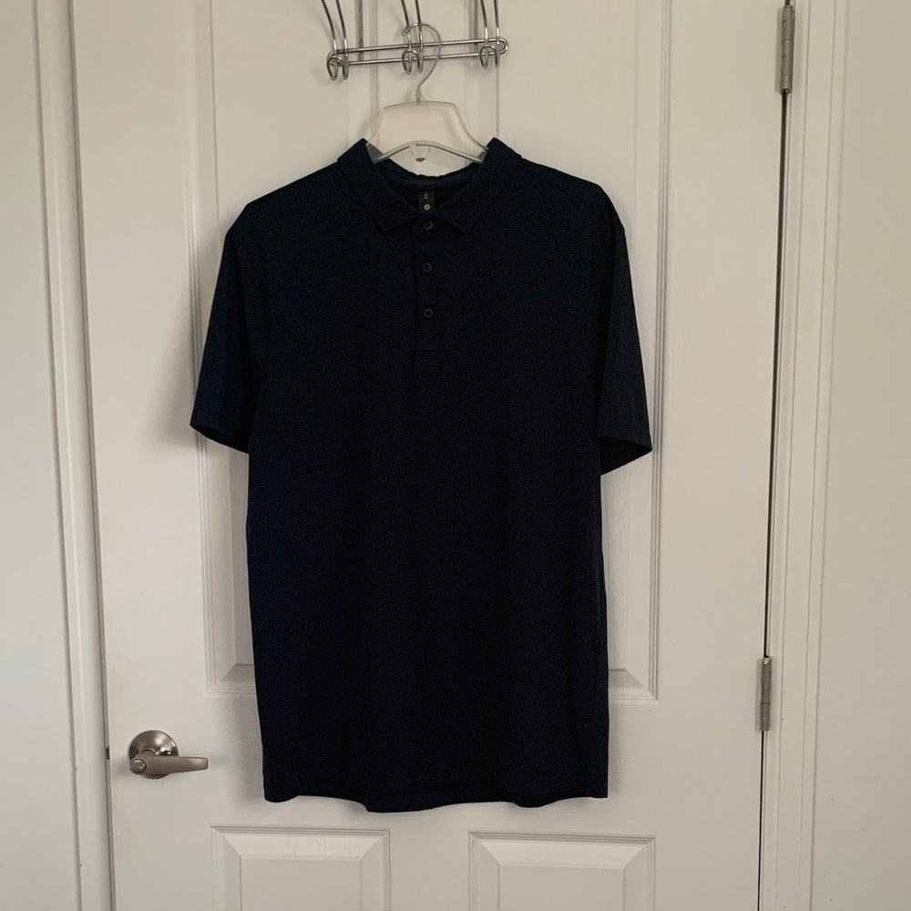 # 4/34 Lululemon Dark Blue Polo Shirt, size XL, TG